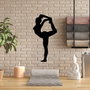 Wallity Yoga 18 Escultura de pared negra